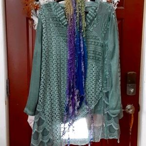 Simply Couture Lacey patchwork tunic